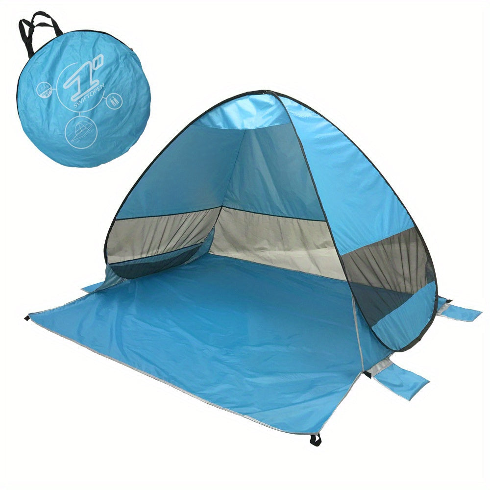 SunShade | Strandzelt 2–3 Personen | UPF 50+ UV-Schutz | Schnell Aufgebaut & Atmungsaktiv