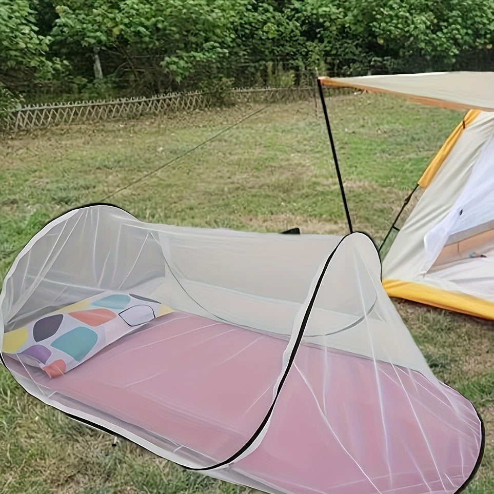 BugFreeX | Mückennetz für Einzelpersonen | Leicht, Atmungsaktiv & Mit Reißverschluss | Für Camping, Trekking & Reisen