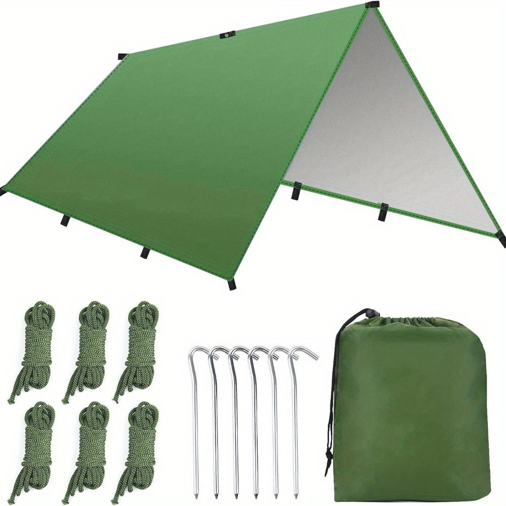 SunShade Pro Camping-Sonnensegel | 3x3 m | Wasserfest & Winddicht | Leicht & Tragbar