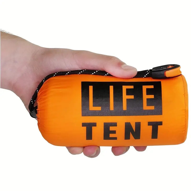 Sheltrix | Notfallzelt Für 2 Personen | Ultraleicht & Wärmespeichernd | Wind- & Wetterfest | Mit Packsack