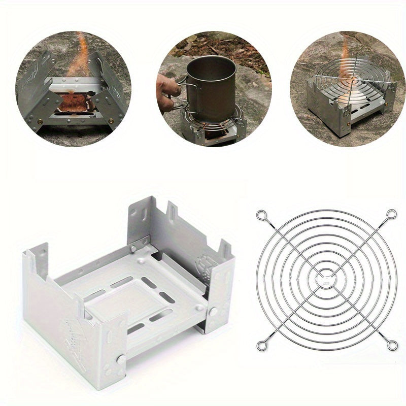 CampHeat FlexCooker | Faltbar & Hitzebeständig | Edelstahl | Für Trekking & Camping