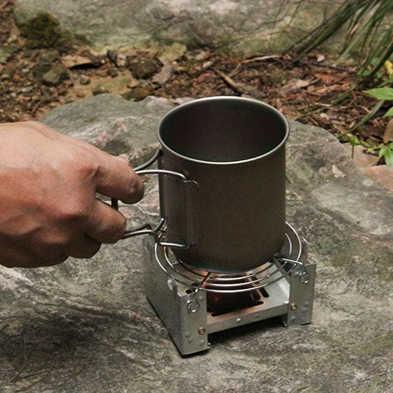 CampHeat FlexCooker | Faltbar & Hitzebeständig | Edelstahl | Für Trekking & Camping