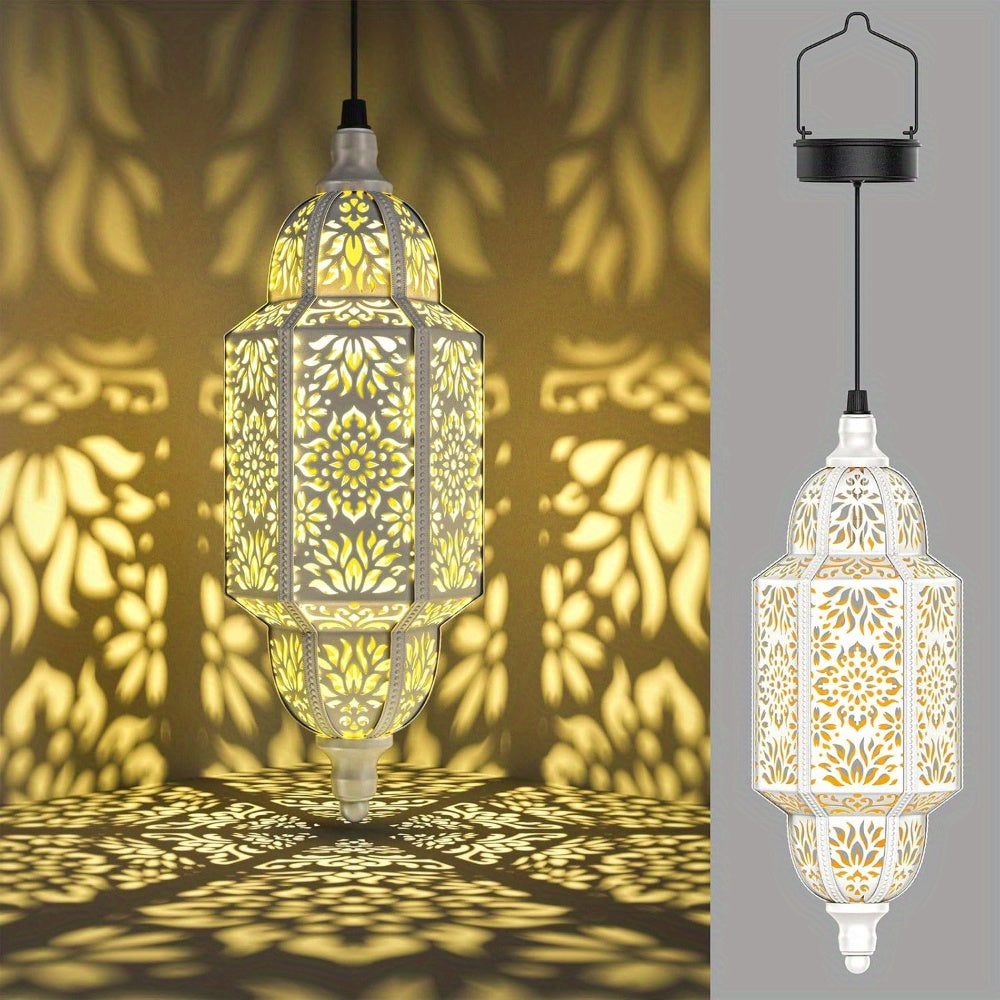 Solurelia Glow | Solar Laterne Outdoor | Vintage Metall Design | Warmweißes Lichtspiel | Für Garten & Balkon