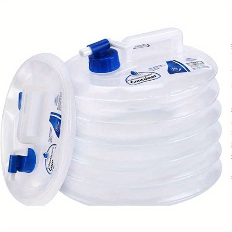 FlowMate | Faltbarer Wasserkanister | 15L Volumen & Auslaufhahn | Für Camping, Outdoor & Notvorrat