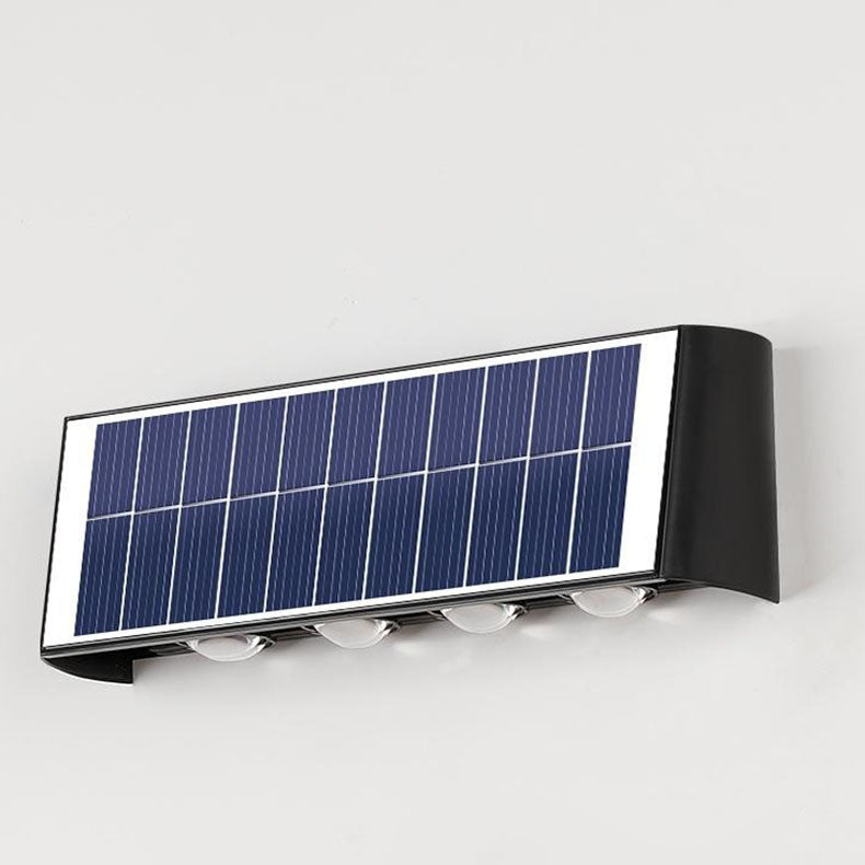 SolaraMax Solar-Wandleuchte | Modernes Design | Solarbetrieben | IP56 Wasserdicht | Energieeffizient