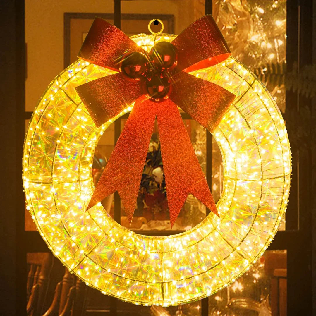 GlowBow – Die leuchtende Weihnachtskranz-Girlande für festliche Eleganz