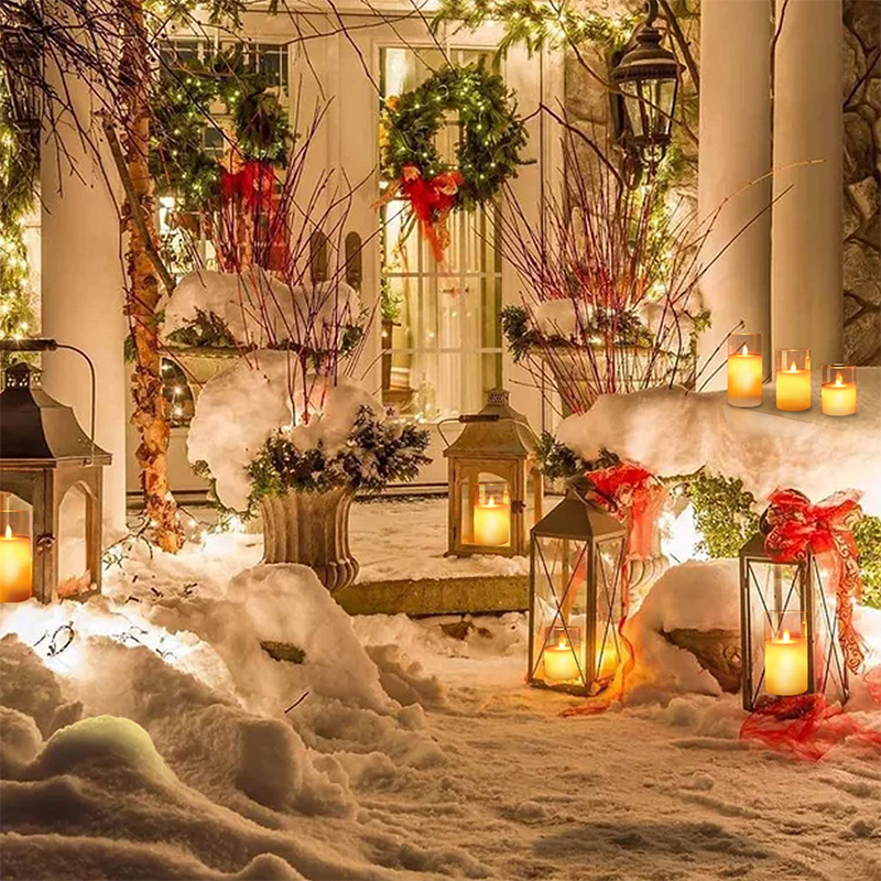 MerryCandle - Sichere Gemütliche Atmosphäre mit Realistischem Flammenlosen Kerzenlicht