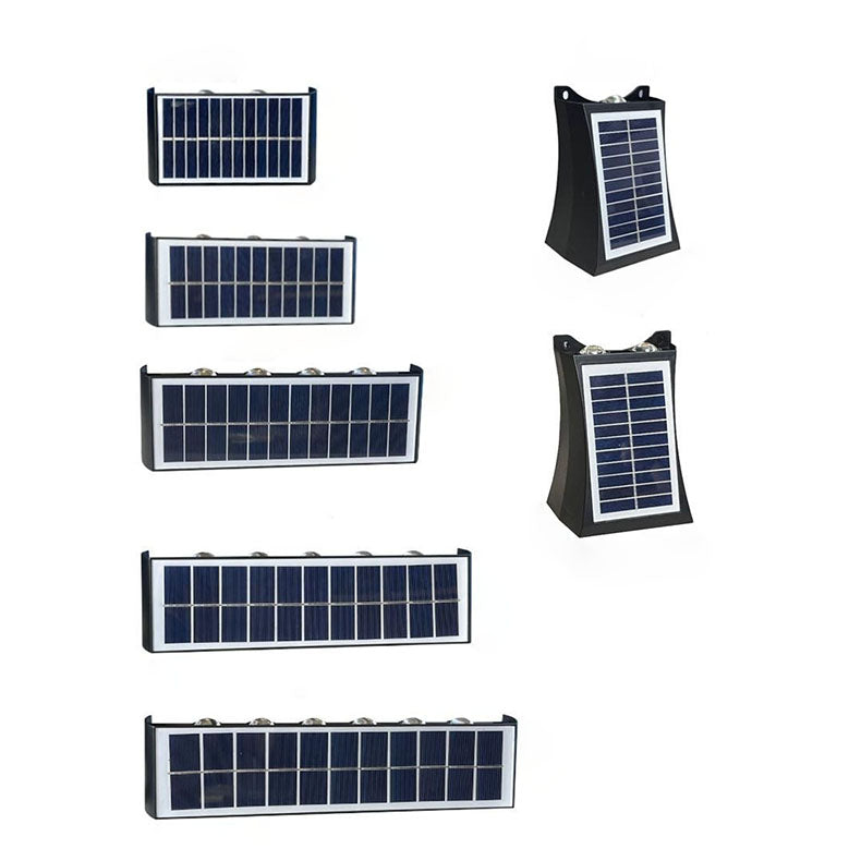 SolaraMax Solar-Wandleuchte | Modernes Design | Solarbetrieben | IP56 Wasserdicht | Energieeffizient
