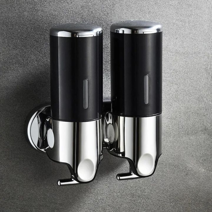 Glanzvaro Seifenspender Set | Edelstahl Design | Wandmontage | 3er Set