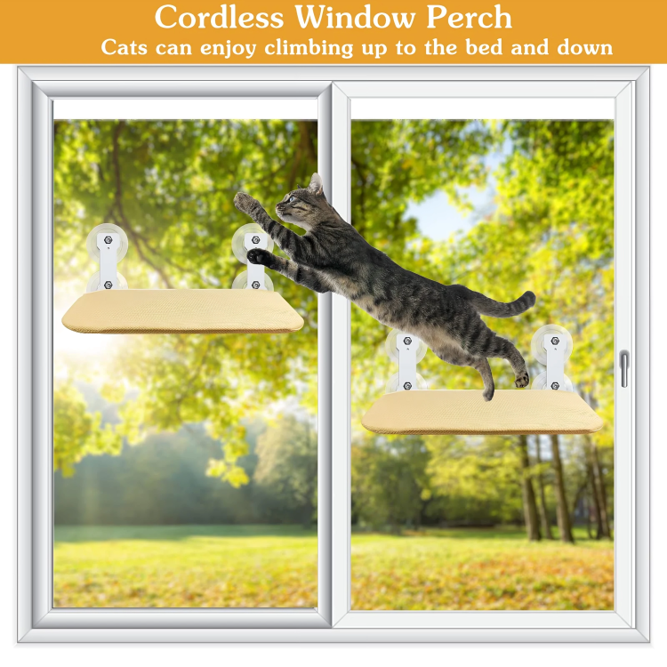 SkyPerch – Die perfekte Fenster-Hängematte für Katzen!