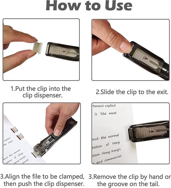 ClipPaper – Heften ohne Löcher & Papier-Schäden!