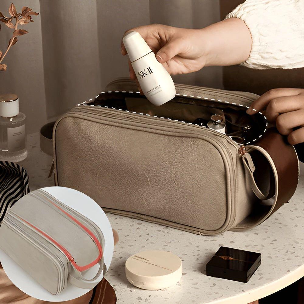 Glamora Kosmetiktasche | Eleganter Make-up Organizer | Wasserabweisendes Nylon | Ideal für Reisen