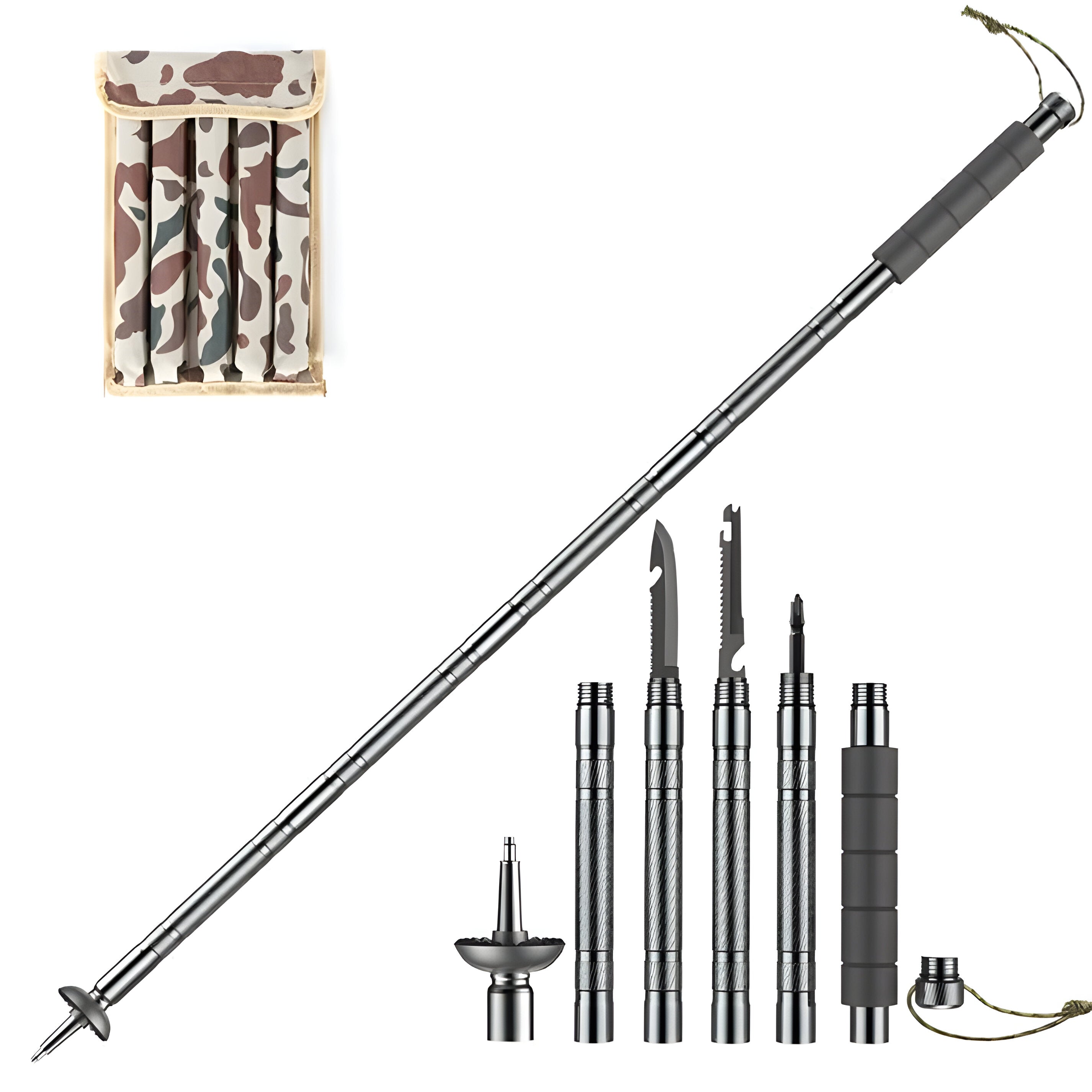 AltoPeak TrekPole | Faltbar & Höhenverstellbar | Aluminium | Outdoor-Stabilität