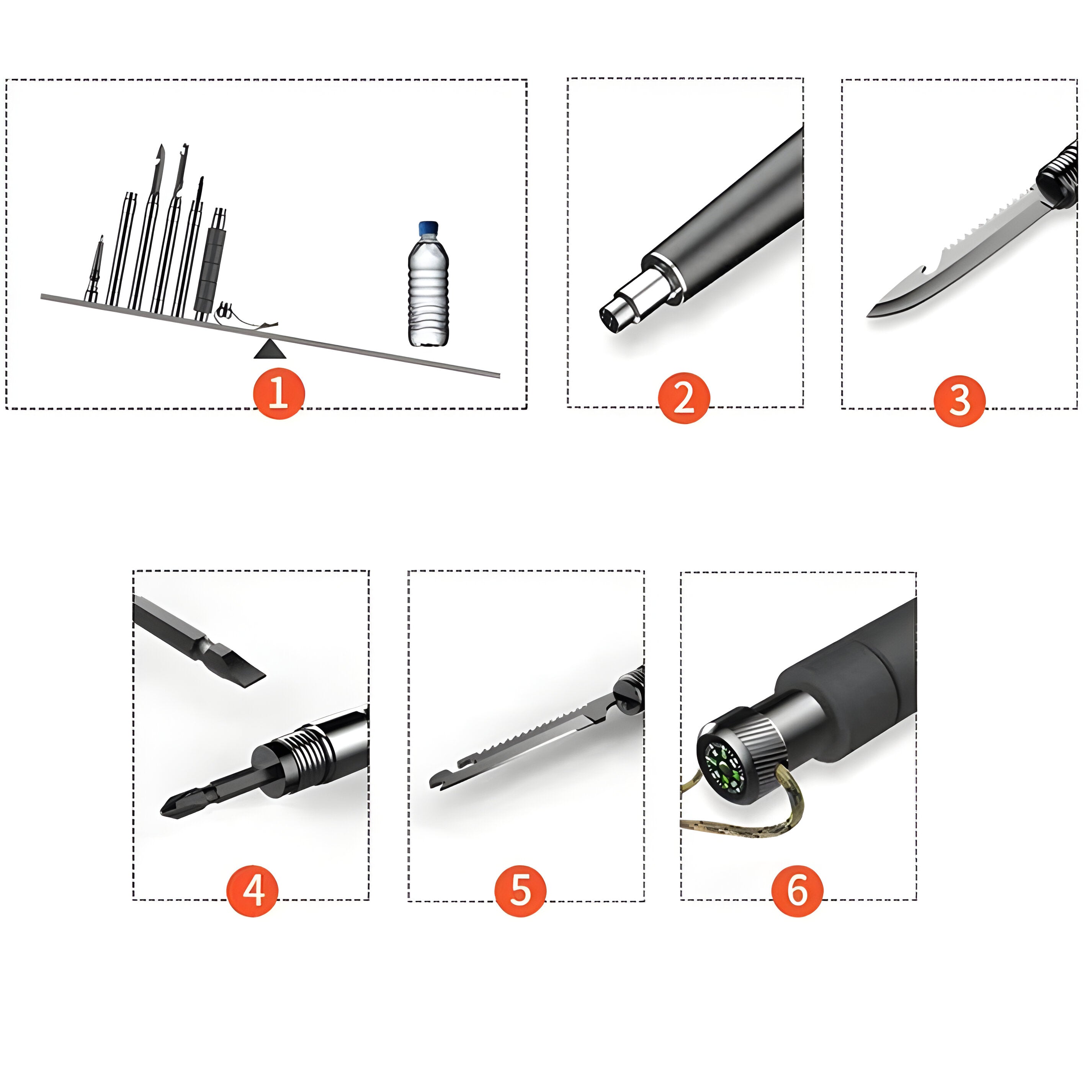 AltoPeak TrekPole | Faltbar & Höhenverstellbar | Aluminium | Outdoor-Stabilität