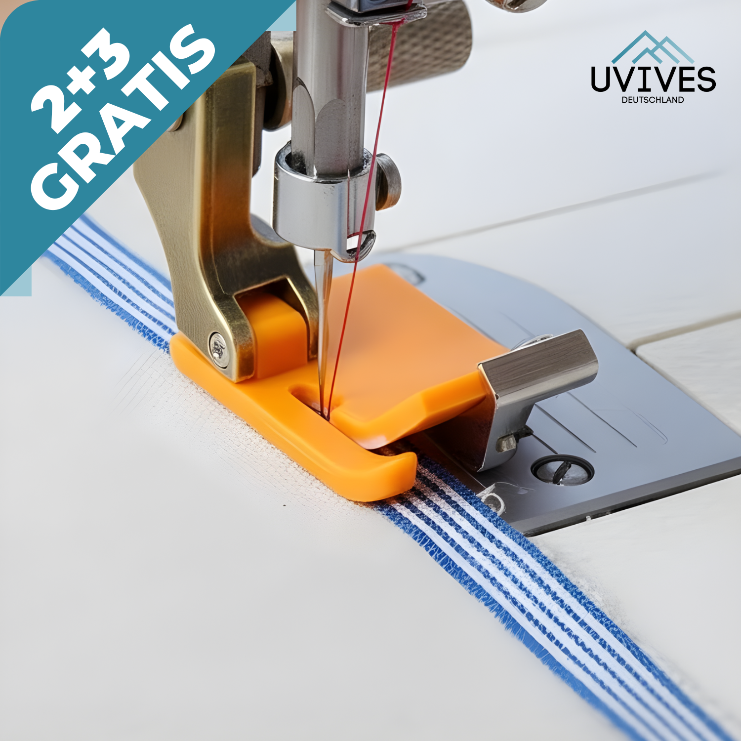 2+3 GRATIS | SewGlide – Präzises Nähen ohne Stoffstau