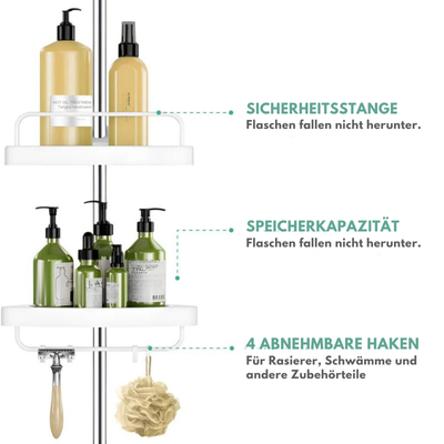 BathStorage – Badezimmerregal, Perfekte Ordnung im Badezimmer [Letzter Tag Rabatt]