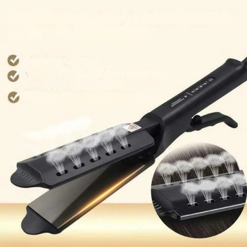 Silvara StyleFlex | 2-in-1 Glätteisen & Lockenstab | 4 Hitzestufen & Nano-Keramik | Für Glattes & Gelocktes Haar