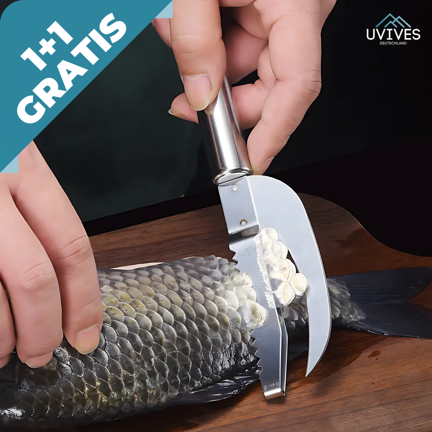1+1 GRATIS | ScaleMaster 3in1 – Frischer Fisch ohne Mühe!