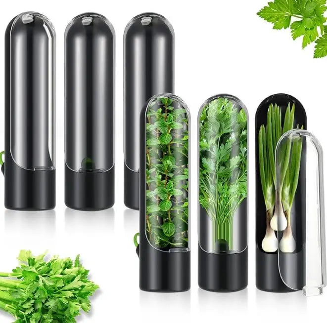 1+1 GRATIS | HerbPod - Frischhaltebehälter für Gemüse und Kräuter [Letzter Tag Rabatt]