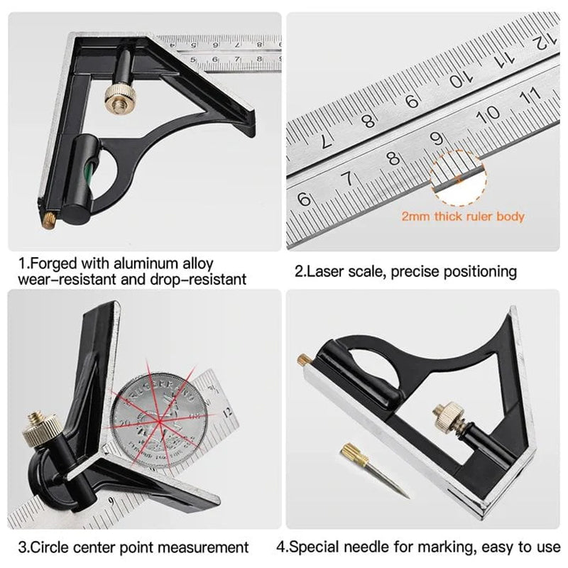 MultiAngle™ - Bewegliches Winkellineal-Set [Letzter Tag Rabatt]