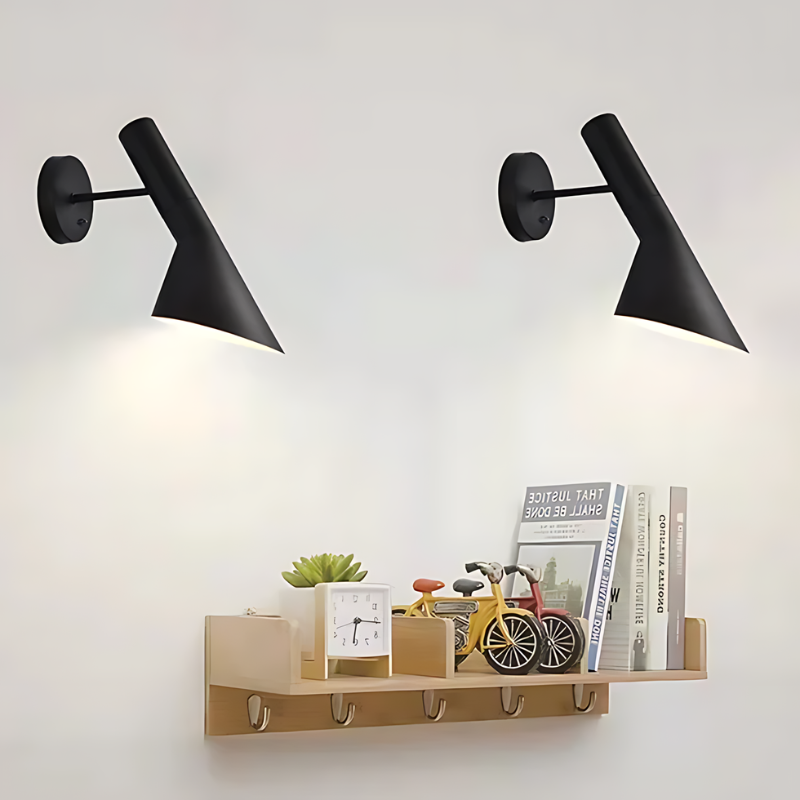 Vintura Wandlampe Eisen | Retro Design | E27 Fassung | Für Wohnzimmer & Flur