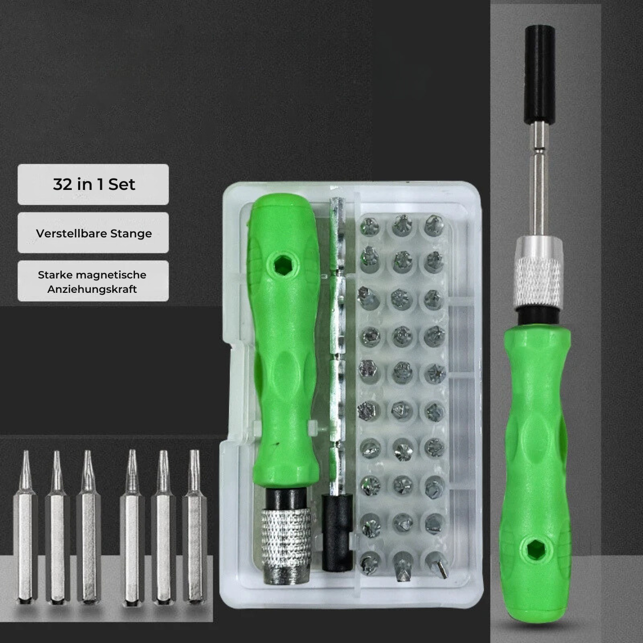ToolMate - Dein 32-in-1 Präzisions-Schraubenzieher Set!