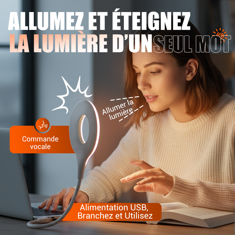 2+1 GRATIS | VoiceGlow LED – Die Lampe, die Ihrer Stimme gehorcht