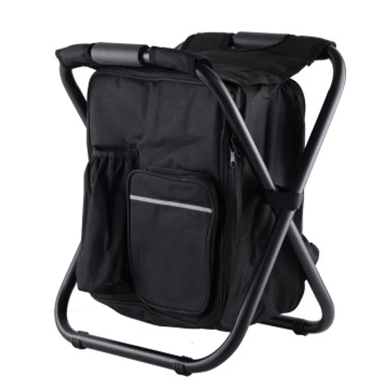 FrostSit Pro | Faltbarer Campinghocker Mit Kühltasche | Robust & Wasserdicht