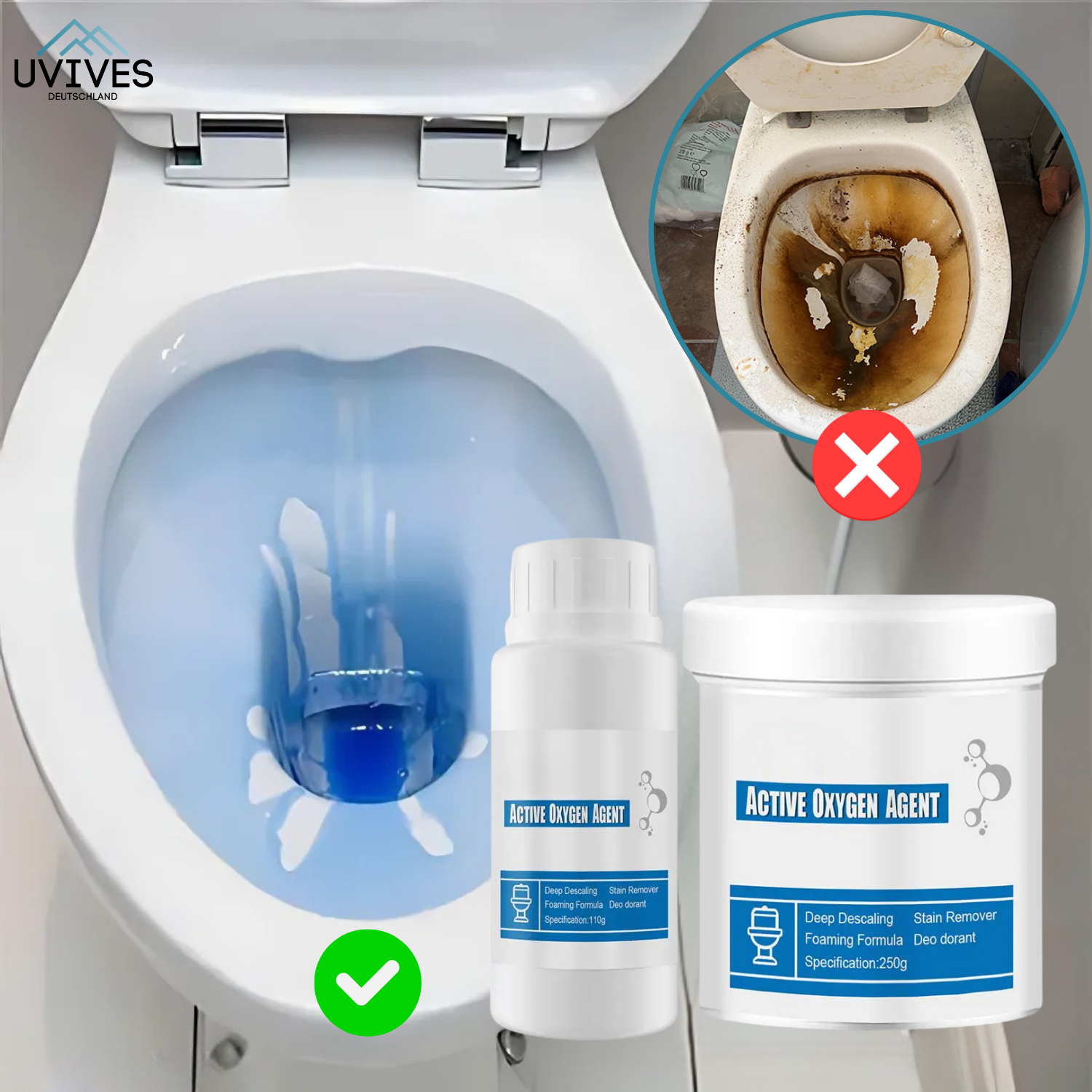 FreshFlush™ – Tiefenreine Toilette ohne Schrubben!