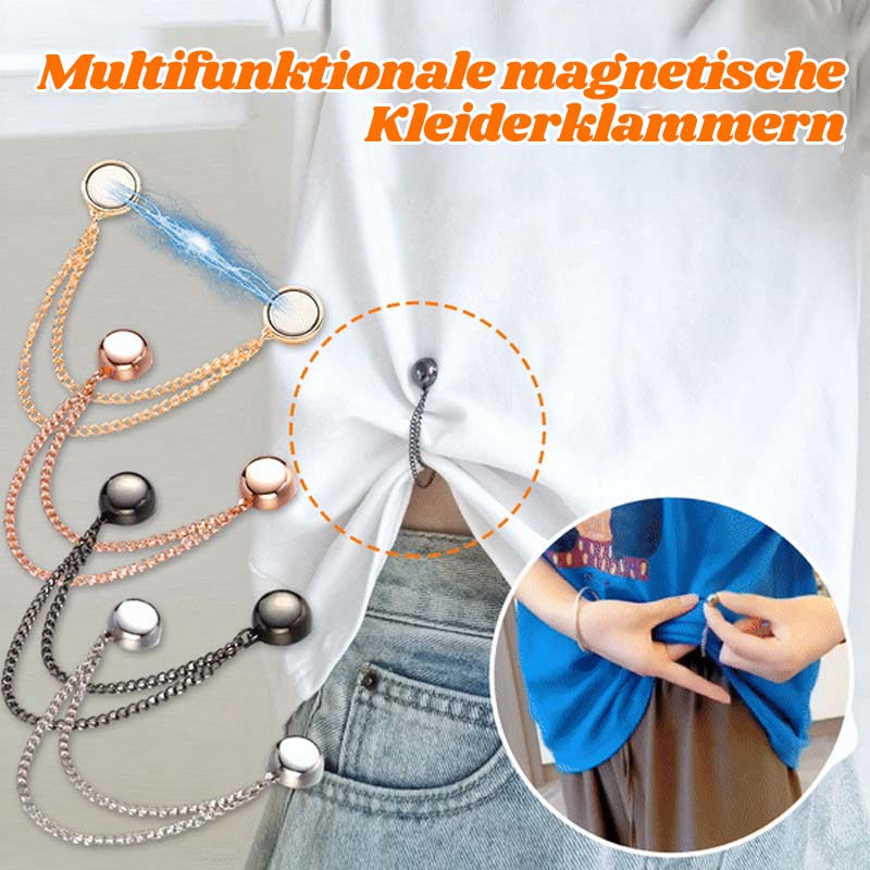 Styloma ClipMag | Magnetische Kleiderclips | Faltenfrei & Stoffschonend | Für Schrank & Reise