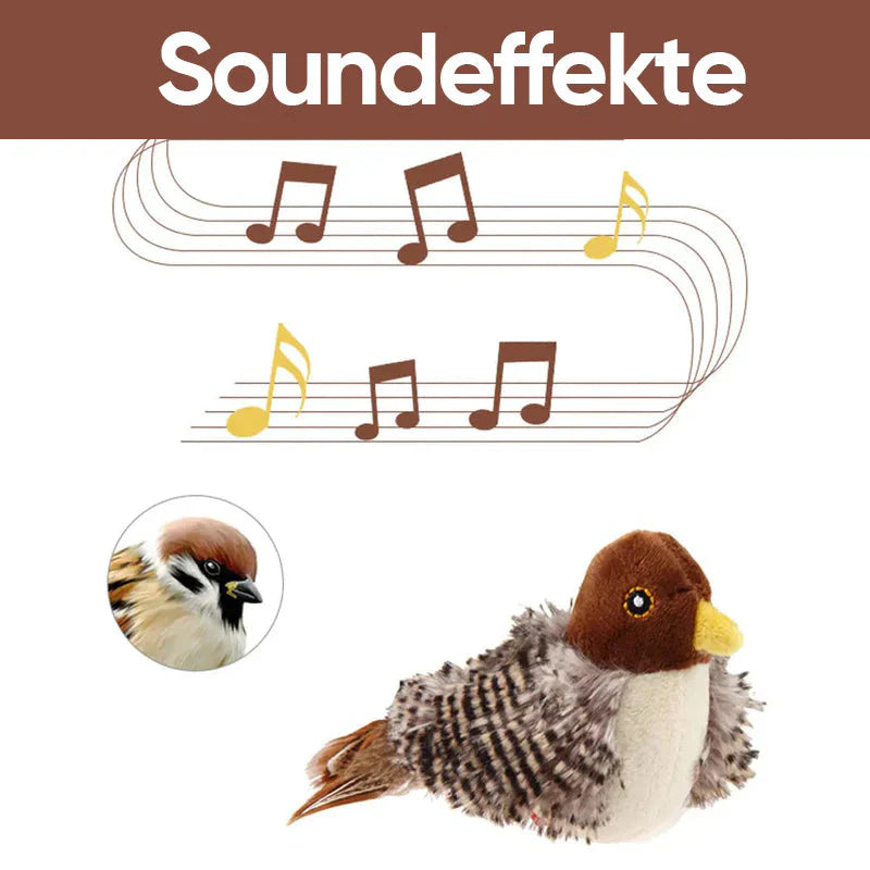 50% RABATT | KittyTweet™ - Simulierter Vogel mit Geräuschen [Letzter Tag Rabatt]