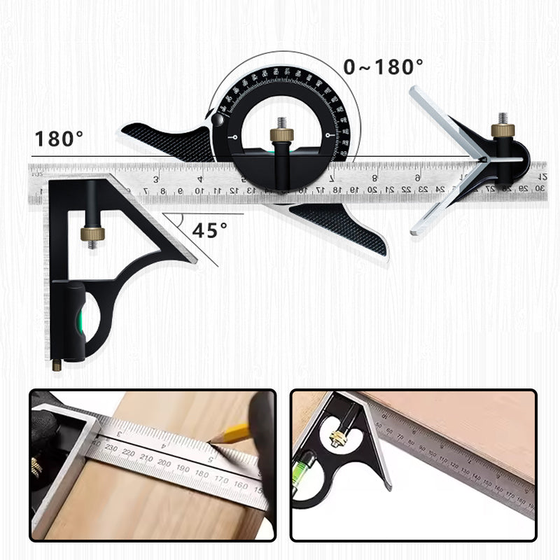 MultiAngle™ - Bewegliches Winkellineal-Set [Letzter Tag Rabatt]