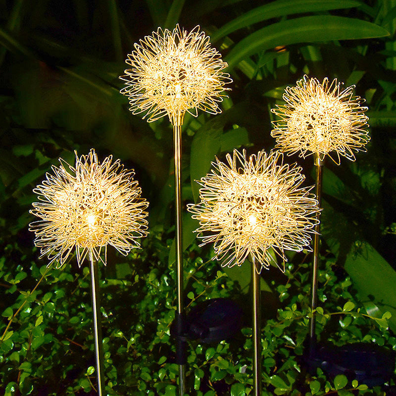 TwinklePuff - Wasserdichte Solar-Gartenleuchte im Pusteblumen-Design