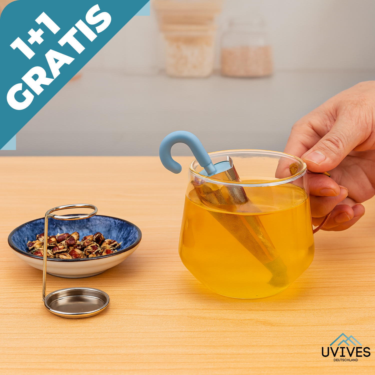 1+1 GRATIS | TeaBrella – Stilvoller Teegenuss mit Spaßfaktor!