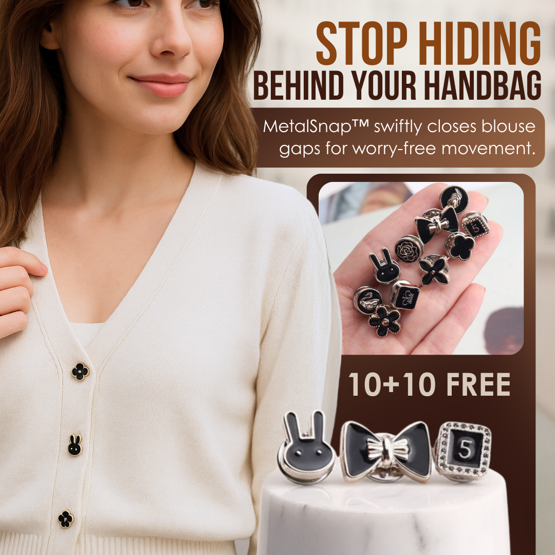 10+10 GRATIS | SnapGlam – Der kleine Knopf für dein perfektes Outfit