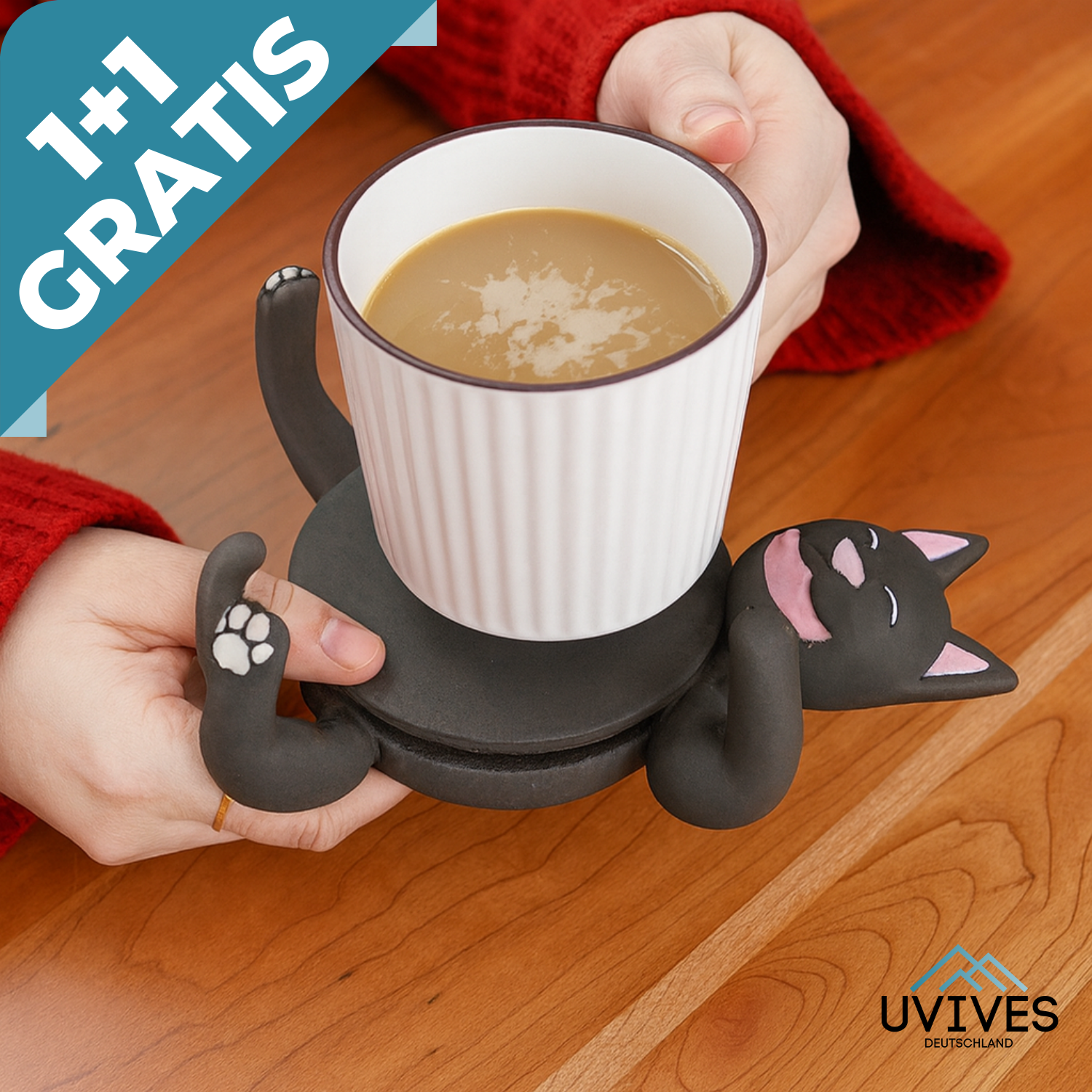 1+1 GRATIS | PurrLounge - Humor trifft Schutz für deinen Tisch!