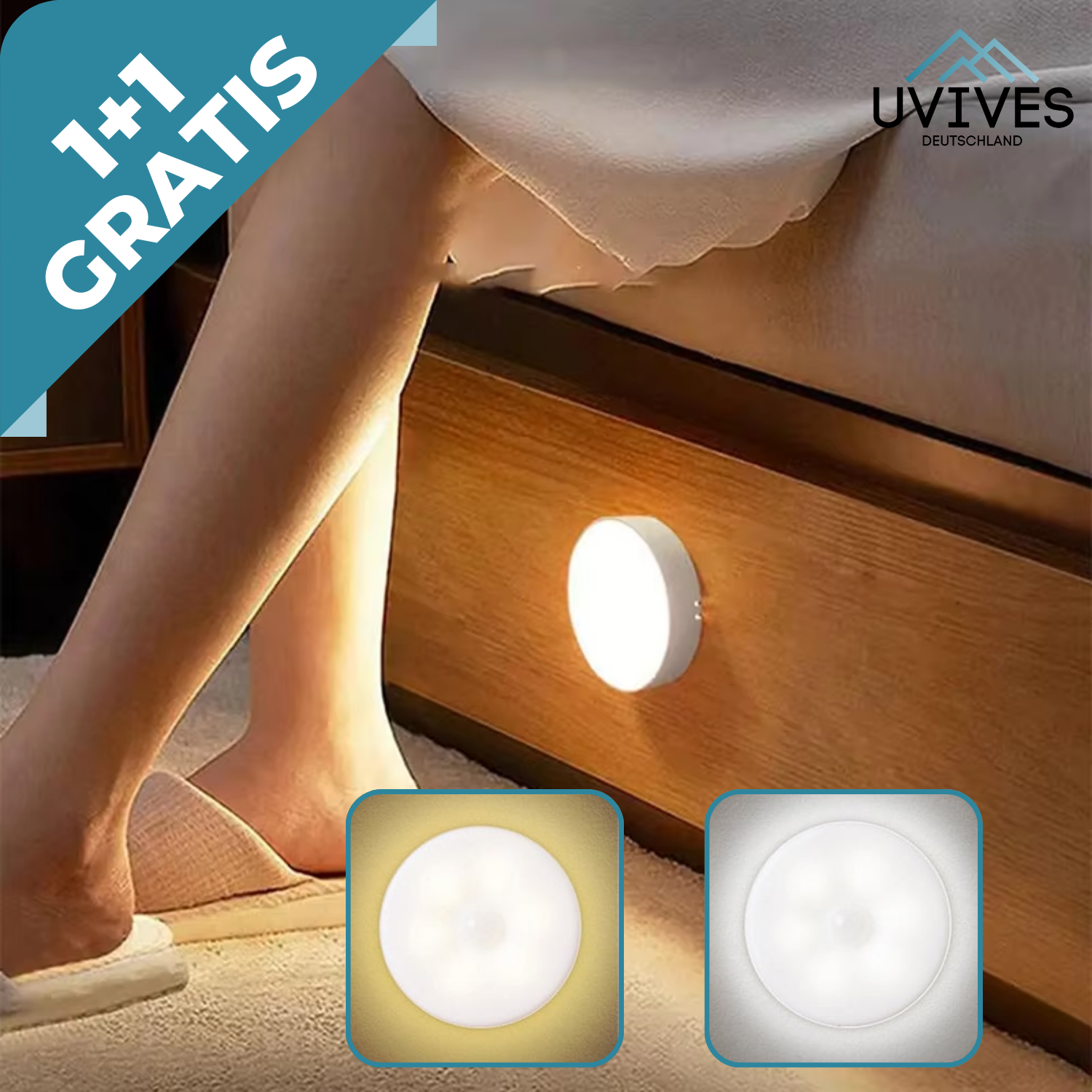 1+1 GRATIS | LumoSense™ – Das smarte Nachtlicht mit Bewegungserkennung