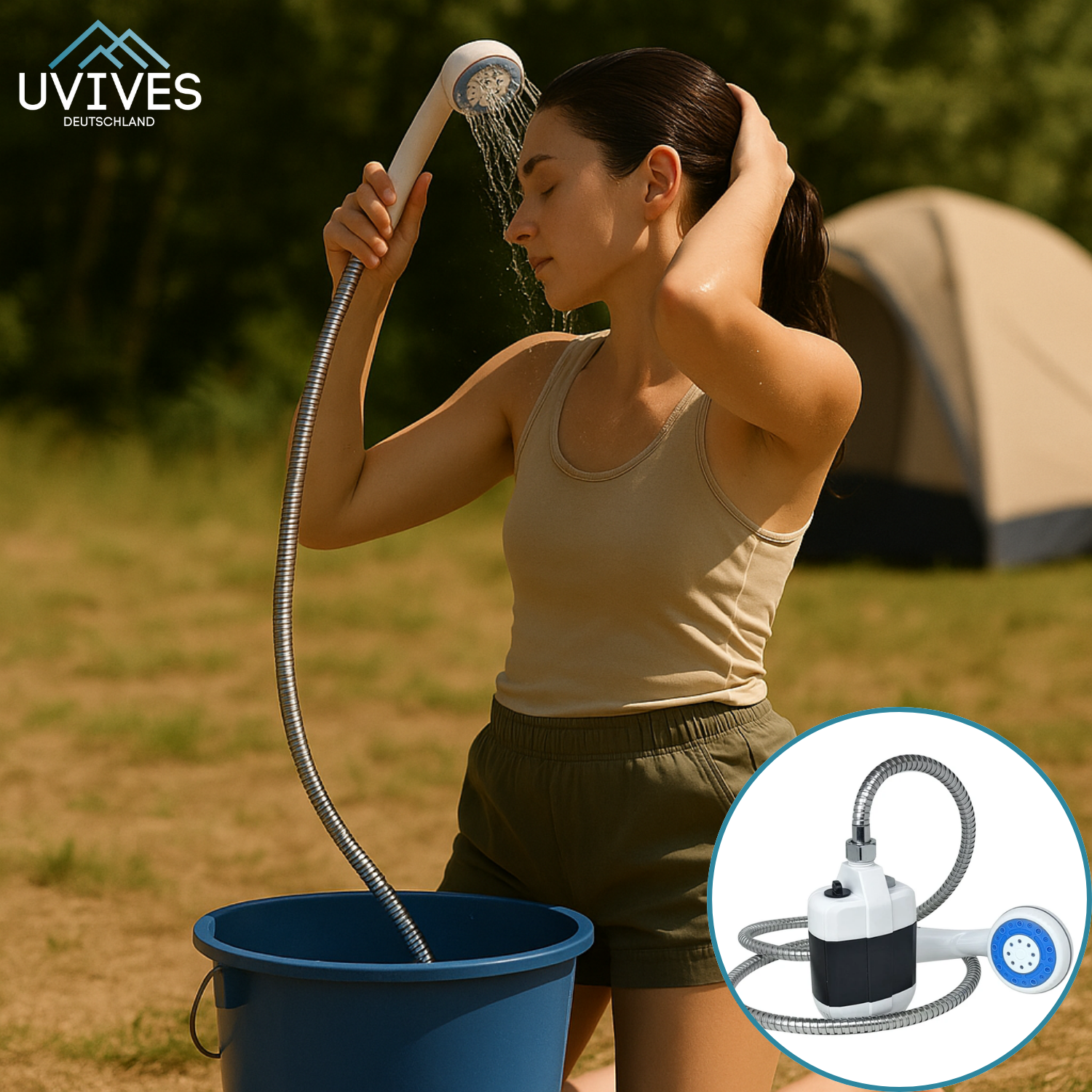 CampShower™ – Duschen wie zuhause, egal wo du bist