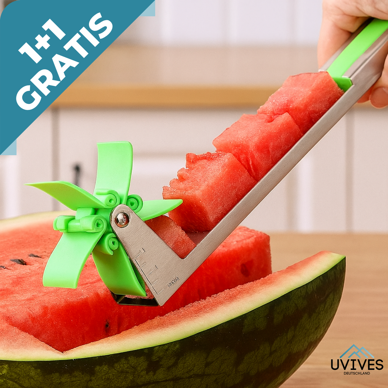 1+1 GRATIS | FreshCube™ – Perfekte Wassermelonenwürfel in Sekunden