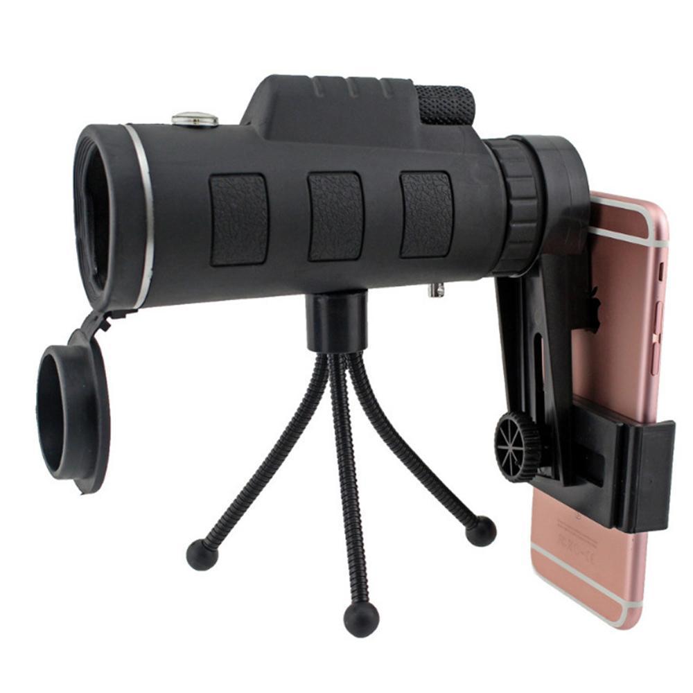 Zoomalis Monokular 12x50 | Handyadapter & Stativ | Wasserdicht & Kompakt | Für Outdoor & Reisen