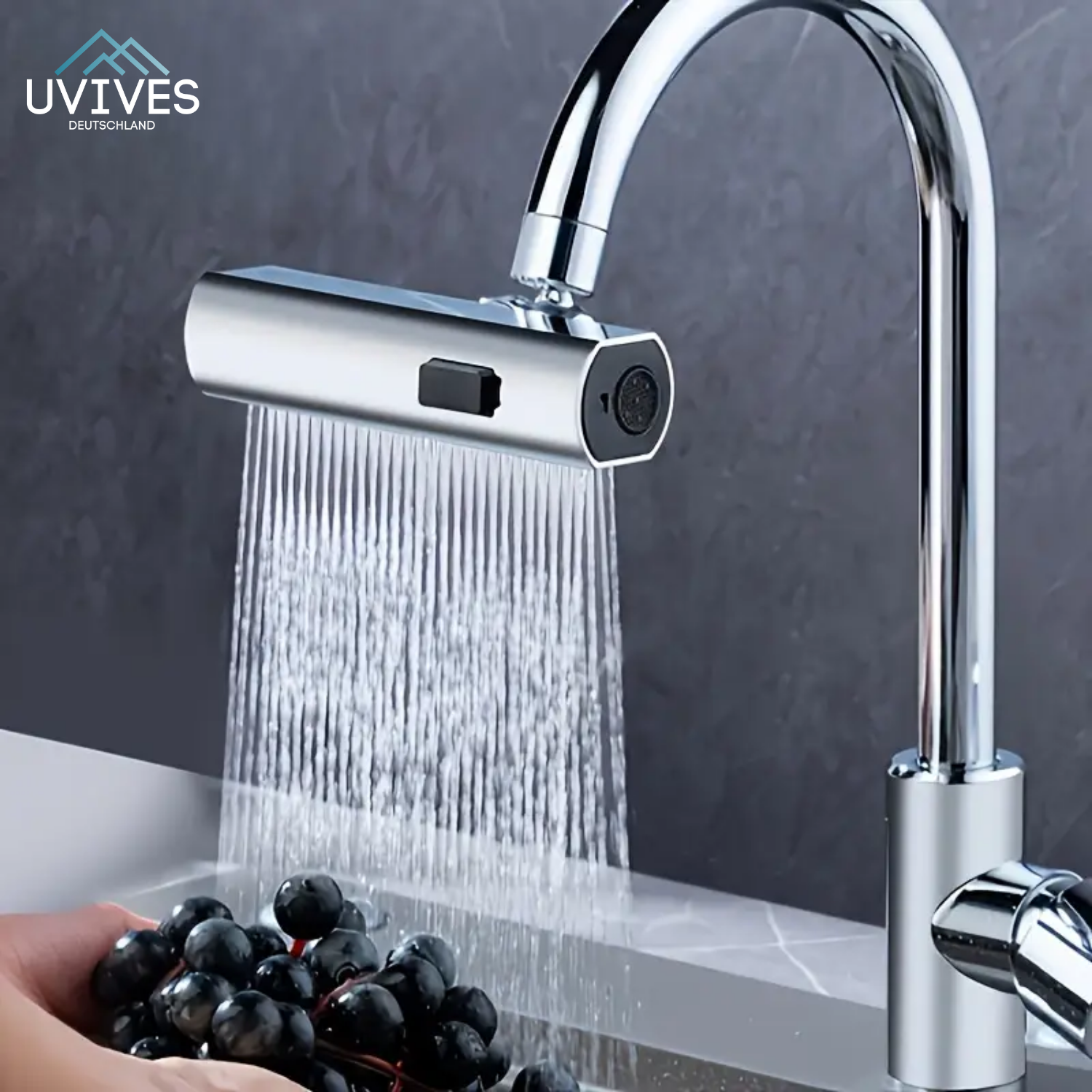 AquaVelvet – Luxuswasserfluss mit Köpfchen!