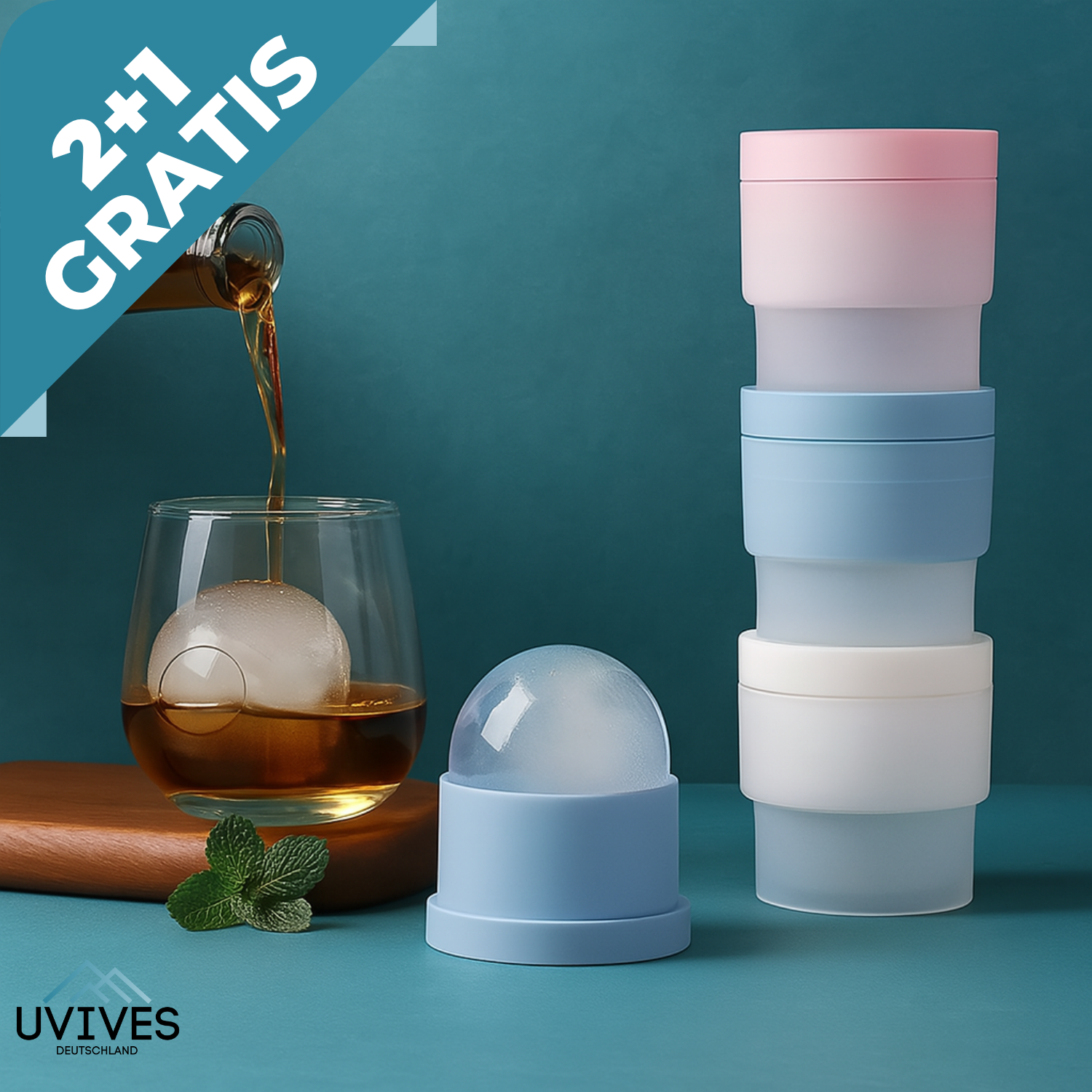 2+1 GRATIS | ChillBall™ – Für eiskalte Sommergetränke mit Stil