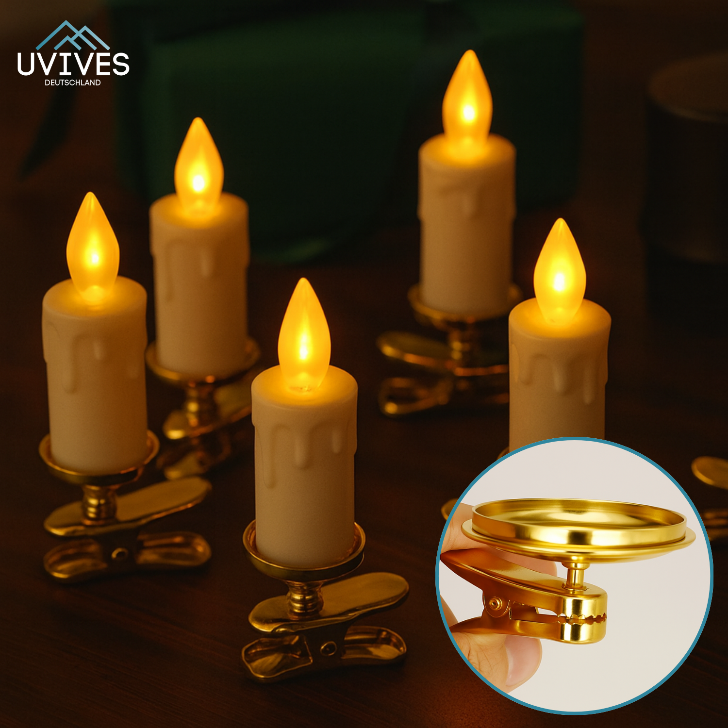 GlowClips – Flackerndes Kerzenlicht ganz ohne Brandgefahr!
