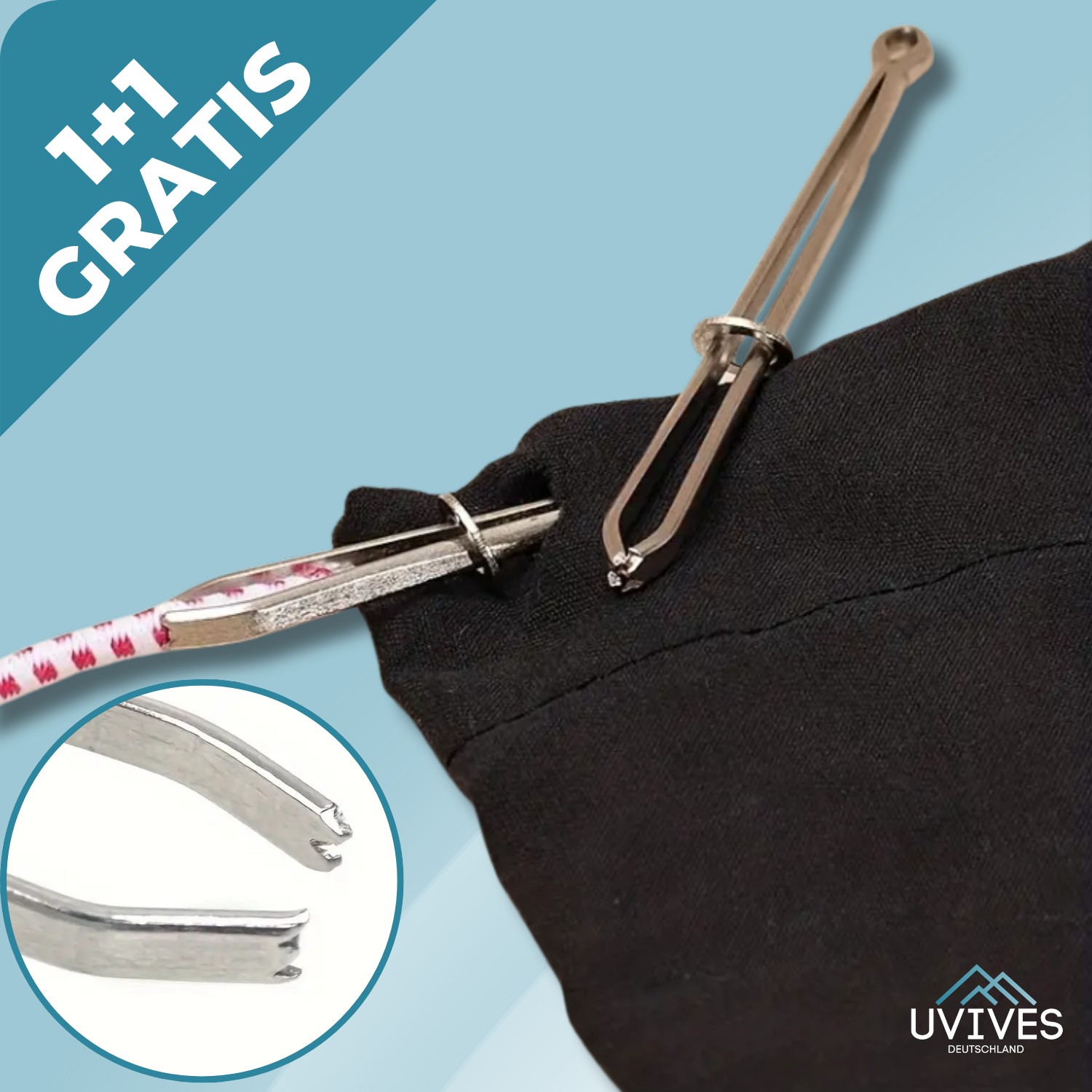 1+1 GRATIS | RopeClipper - DIY Seileinfädelclip