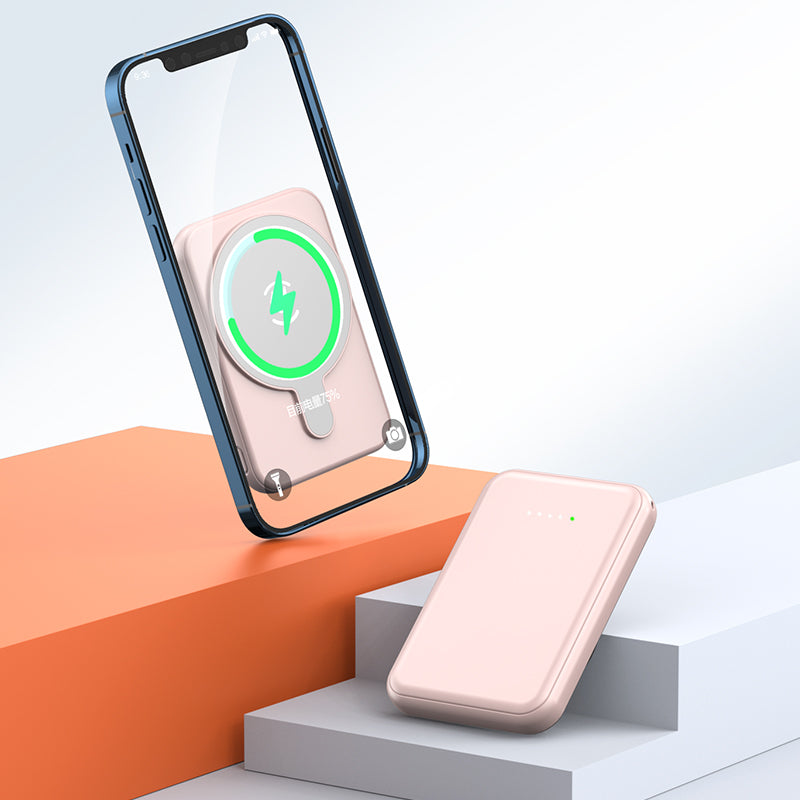 Voltique SnapCharge | Magnetische Powerbank | 5000 mAh | Kabellos | Für iPhones