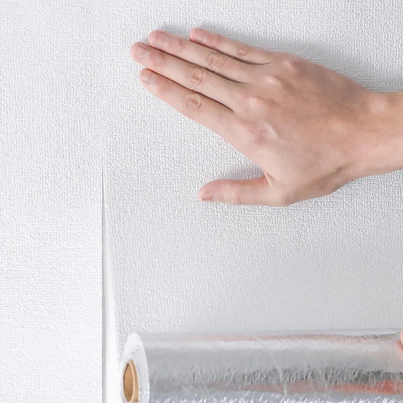 Selbstklebende 3D-Leinen-Tapete von Linovera | Wasserdicht, Schimmelresistent & Stoßdämpfend | Perfekt für Wohnzimmer, Schlafzimmer & Küche