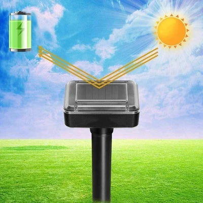 EcoGuard | Solar Tiervertreiber | Ultraschall-Abwehr | Wetterfest & Solarbetrieben