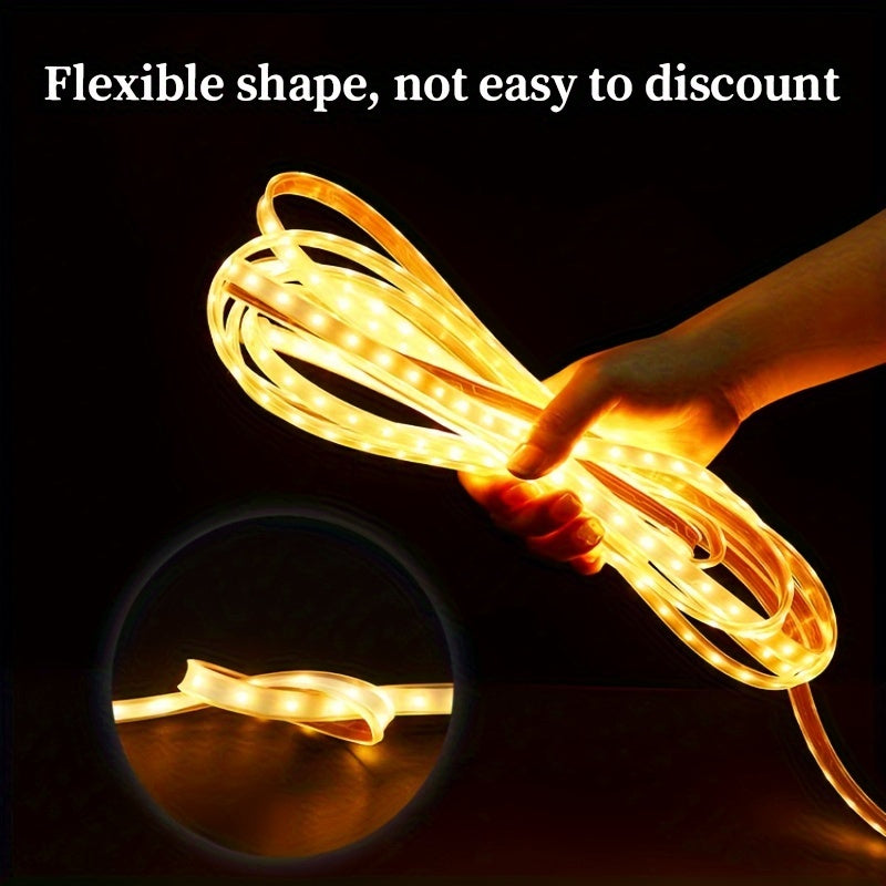 LumaFlex Solar LED-Lichterkette | Flexibel & Formbar | Solarenergie | Fernbedienung