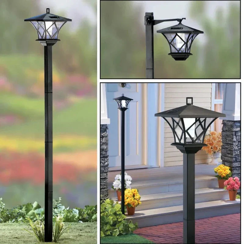 Solara LuxGlow | Solarbetriebene Gartenleuchte | Elegantes Weißlicht