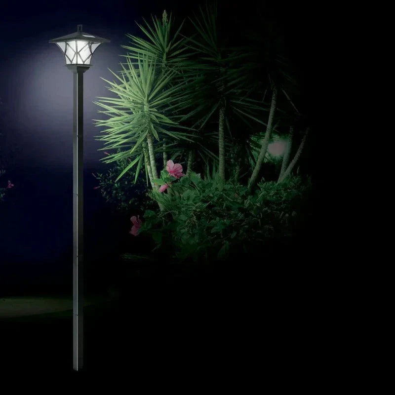 Solara LuxGlow | Solarbetriebene Gartenleuchte | Elegantes Weißlicht
